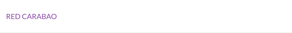 RED CARABAO